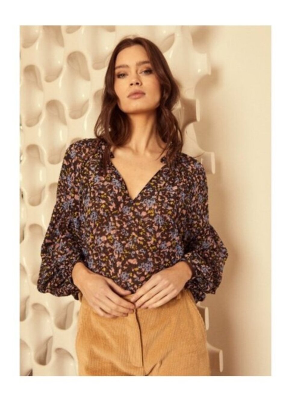 Caballero Fallon Top in Moonlit Moss - XS